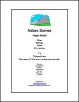 Nature Scenes VI Mountains Orchestra sheet music cover
